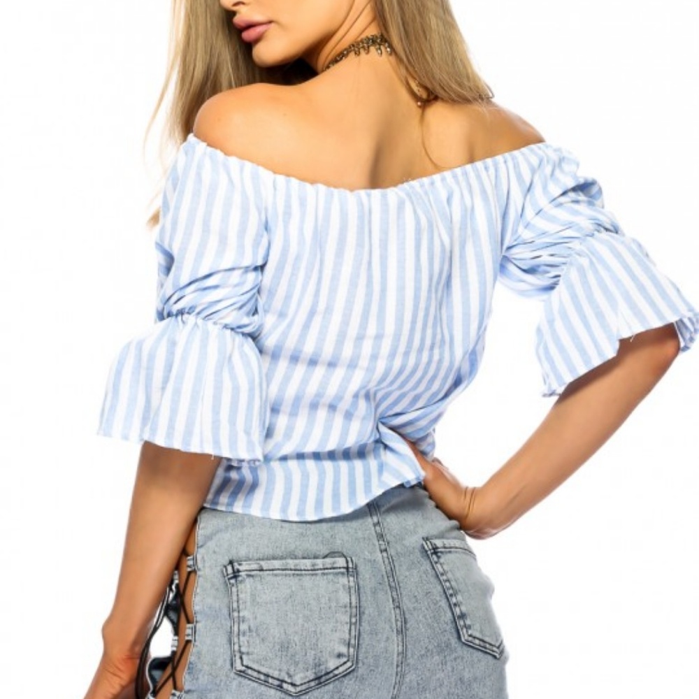 ( HOST PICK* OFF SHOULDER TOP - Picture 2 of 3
